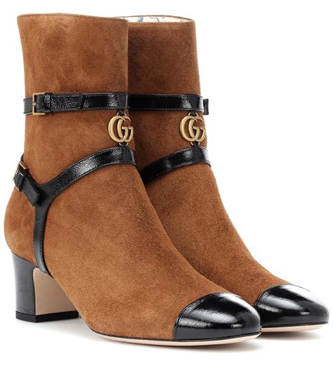 uggs gucci boots|gucci ankle boots suede.